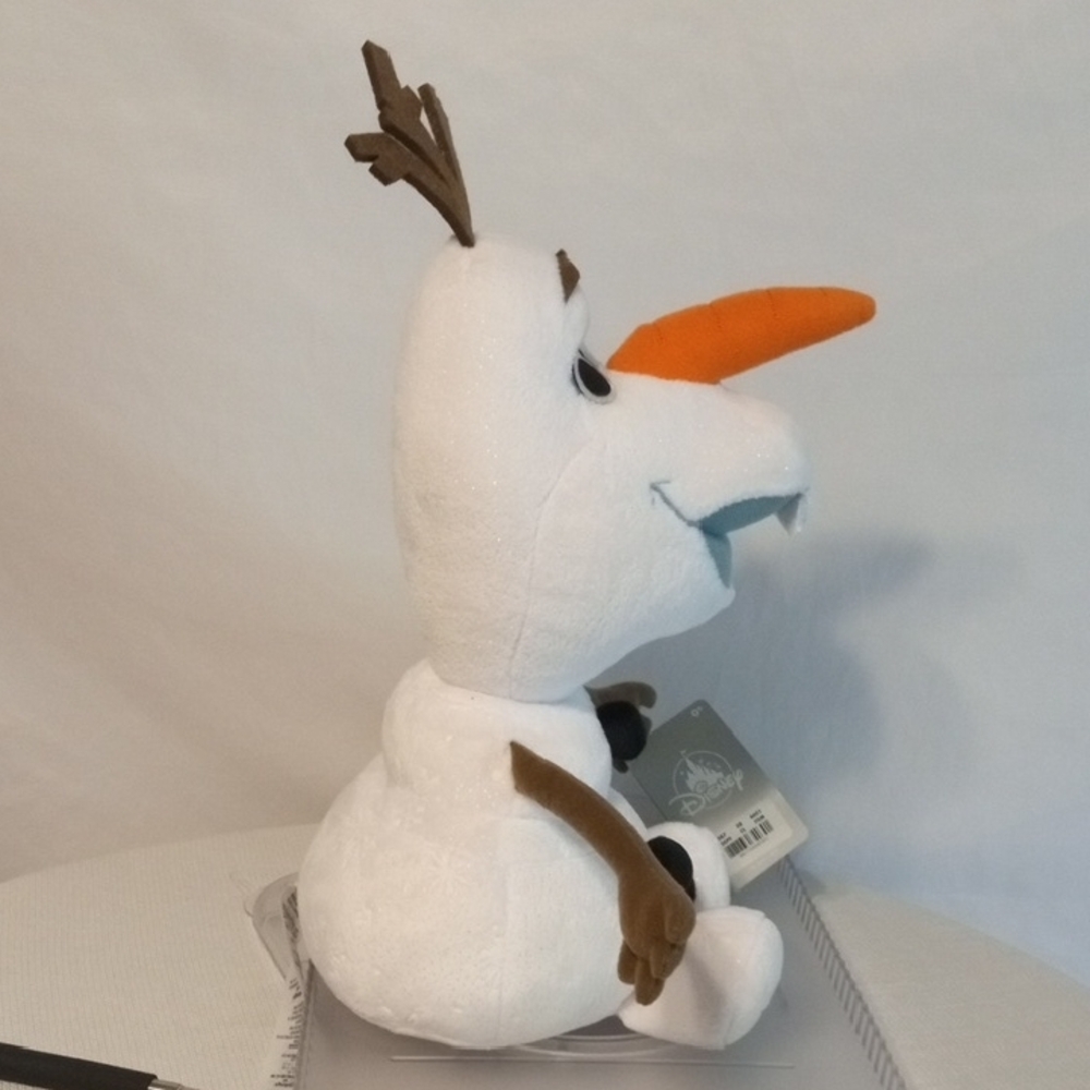 Disney Frozen 2  Olaf Stuffed Animal - White and Brown - Picture 6 of 7